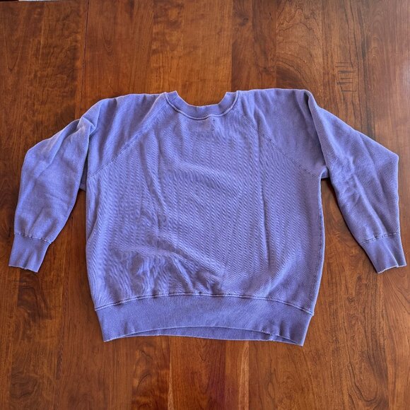 LIKE NEW - MadeWorn Queen Tour '75 Shrunken Sweatshirt in Plum Purple - Picture 5 of 7